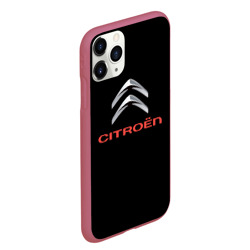 Чехол для iPhone 11 Pro Max матовый Citroen auto sports - фото 2