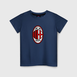 Футбольный клуб Milan – Детская футболка хлопок с принтом купить со скидкой в -20%