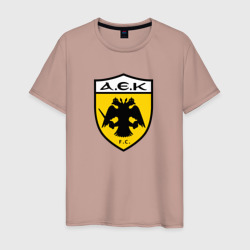 Футбольный клуб AEK – Мужская футболка хлопок с принтом купить со скидкой в -20%