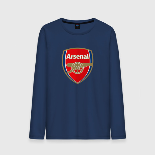 Мужской лонгслив хлопок Arsenal fc sport, цвет темно-синий