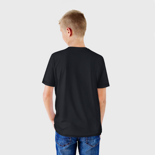 Детская футболка 3D Котик дракоша, цвет 3D печать - фото 4