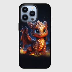 Чехол для iPhone 13 Pro Котик дракоша