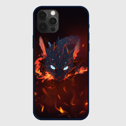 Чехол для iPhone 12 Pro Дракон кот
