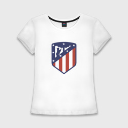 Женская футболка хлопок Slim Atletico Madrid FC