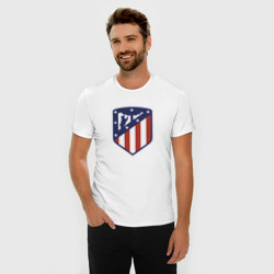 Мужская футболка хлопок Slim Atletico Madrid FC - фото 2