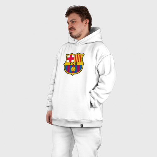 Мужской костюм oversize хлопок Barcelona fc sport - фото 7