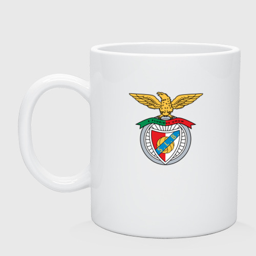 Кружка керамическая Benfica club, цвет белый