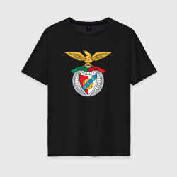 Женская футболка хлопок Oversize Benfica club