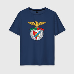 Женская футболка хлопок Oversize Benfica club