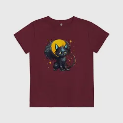 Детская футболка хлопок Cat dragon