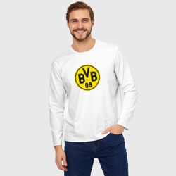 Мужской лонгслив oversize хлопок Borussia fc sport - фото 2