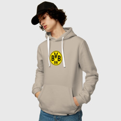 Мужская толстовка хлопок Borussia fc sport - фото 2