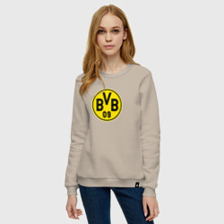 Женский свитшот хлопок Borussia fc sport - фото 2