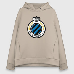 Женское худи Oversize хлопок Brugge fc sport