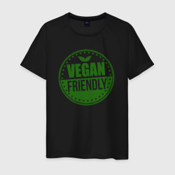 Vegan friendly – Футболка из хлопка с принтом купить со скидкой в -20%