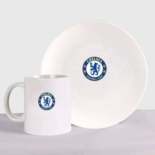 Набор: тарелка + кружка Chelsea fc sport