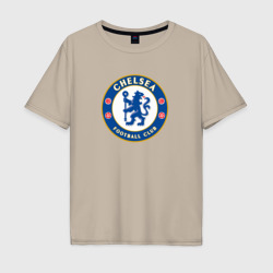 Мужская футболка хлопок Oversize Chelsea fc sport