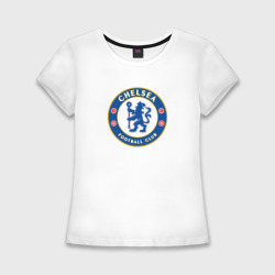 Женская футболка хлопок Slim Chelsea fc sport