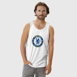 Мужская майка хлопок Chelsea fc sport - фото 2