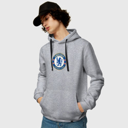 Мужская толстовка хлопок Chelsea fc sport - фото 2