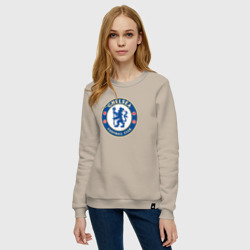 Женский свитшот хлопок Chelsea fc sport - фото 2