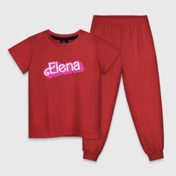Детская пижама хлопок Elena - retro barbie style 