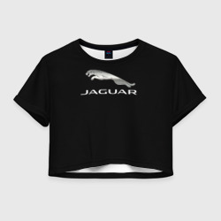 Женская футболка Crop-top 3D Jaguar sport brend