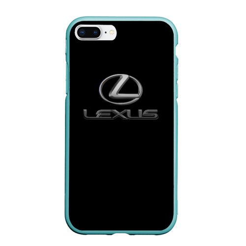 Чехол для iPhone 7Plus/8 Plus матовый Lexus brend sport, цвет мятный