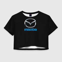 Женская футболка Crop-top 3D Mazda sportcar