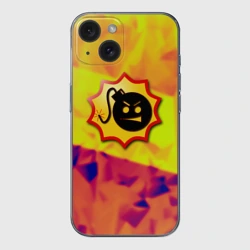 Чехол для iPhone 15 силиконовый с защитой камеры Serious Sam Croteam 