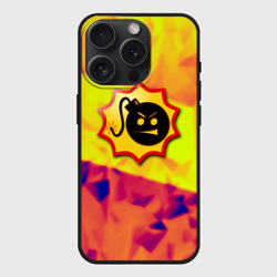 Чехол силиконовый для Apple iPhone 15 Pro матовый Serious Sam Croteam 
