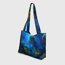Пляжная сумка 3D Ктулху в океане - фото 2