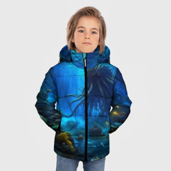 Зимняя куртка для мальчиков 3D Ктулху в океане - фото 2