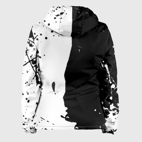 Женская куртка 3D СССР знак качества - брызги чёрно-белые, цвет белый - фото 2