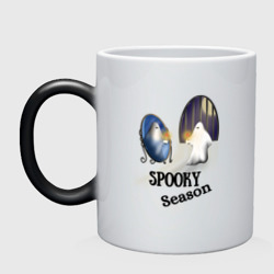 Кружка хамелеон Spooky season