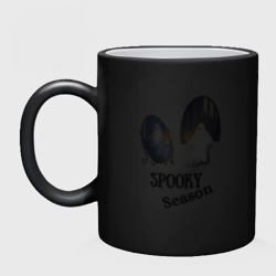 Кружка хамелеон Spooky season - фото 2