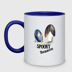 Кружка двухцветная Spooky season