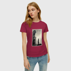 Женская футболка хлопок Старший аркан таро сила - фото 2