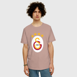 Мужская футболка хлопок Oversize Galatasaray fc sport - фото 2