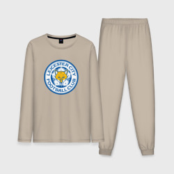 Мужская пижама с лонгсливом хлопок Leicester city fc