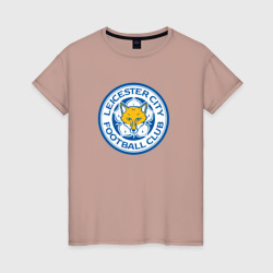 Женская футболка хлопок Leicester city fc