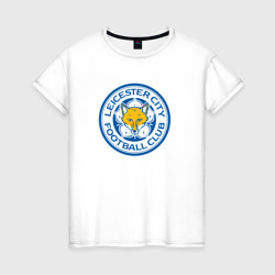 Женская футболка хлопок Leicester city fc