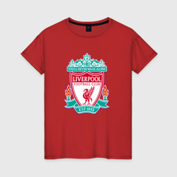 Женская футболка хлопок Liverpool fc sport collection