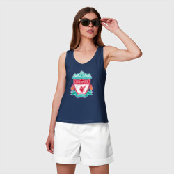 Женская майка хлопок Liverpool fc sport collection - фото 2