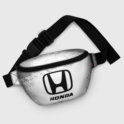 Поясная сумка 3D Honda speed на светлом фоне со следами шин - фото 6