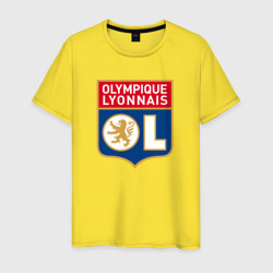 Мужская футболка хлопок Olympique lyonnais fc