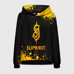 Мужская толстовка 3D Slipknot - gold gradient