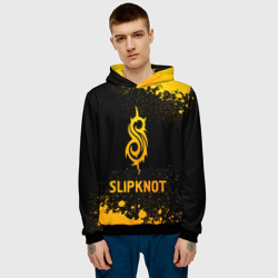 Мужская толстовка 3D Slipknot - gold gradient - фото 2