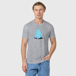 Мужская футболка хлопок Морской котик  - фото 2