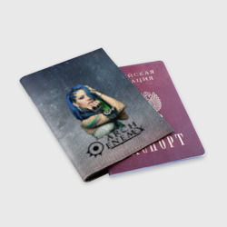 Обложка для паспорта матовая кожа Arch Enemy Alissa White-Gluz - фото 2
